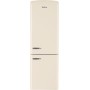Amica KGCR 387 109 B Retro Frigorifero-congelatore indipendente, larghezza 60 cm, 330 L, NoFrost, beige