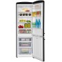 Amica KGCR 387 109 S Retro Frigorifero-congelatore indipendente, 60 cm di larghezza, 330 L, NoFrost, nero