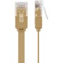 Goobay Cat6 UTP 15m cavo di rete Marrone U/UTP (UTP) (95883)