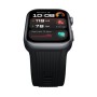 Watch D2 (Luca-B19) (schwarz, schwarzes Fluorelastomer-Armband) (55020DAC)