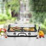 Rommelsbacher BBQ 2025 griglia di cottura elettrica Libera installazione 2000 W Nero, Acciaio inox (TISCHGRILL BBQ 2025)