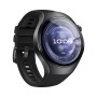 Huawei WATCH 5 (46 mm), cassa in acciaio inox 316L e cinturino nero. Compatibile con iOS e Android e chiamate E-sim (55020EWB)