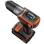 Black & Decker ASD18KB-QW trapano Nero, Arancione