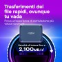 Crucial X10 4 TB USB tipo-C USB 3.2 Gen 2x2 Blu (CT4000X10SSD9)