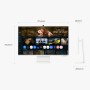 Samsung M8 Smart Monitor - M80F da 32" UHD (LS32FM801UUXEN)