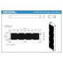Alphacool NexXxoS XT45 Full Copper X-Flow Universale Radiatore 12 cm Nero (1011663) (14236)