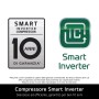 LG GBV3100CPY Frigorifero combinato, Classe C, 344L, Fresh Converter, Porte piatte, Argento