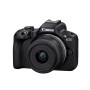 Canon EOS R50, Black + RF-S 18-45mm F4.5-6.3 IS STM Kit MILC 24,2 MP CMOS 6000 x 4000 Pixel Nero (5811C013)