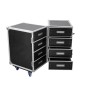 Roadinger 3012643D custodia per attrezzatura audio Universale Custodia trolley Legno compensato Nero