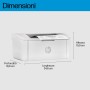 HP LaserJet M110w Wireless Bianco e nero Stampante (7MD66F)