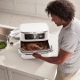 Foodi FlexDrawer Heiluftfritteuse AF500EUWH (wei/edelstahl, 2.470 Watt, Korb 10,4 Liter, teilbar)