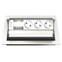 Kindermann 7492000053 cassetta di scarico Tipo F Acciaio inox, Bianco