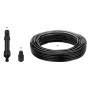 Micro-Drip-System Tropfbewsserung Hecken/Bsche Set, 50 Meter (schwarz, Modell 2023, ober- und unterirdisch) (13501-20)