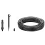 Micro-Drip-System Tropfbewsserung Hecken/Bsche Set, 25 Meter (schwarz, Modell 2023, ober- und unterirdisch) (13500-20)