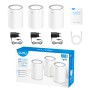 Cudy M3000 3-PACK sistema Wi-Fi Mesh Dual-band (2.4 GHz/5 GHz) Wi-Fi 6 (802.11ax) Grigio, Bianco 1 Interno (M3000(3-Pack) V2.0)