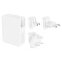 Belkin ALIMENTATORE 140W 4-PORTE USB CON UK,EU,US PLUG (WCH014BTWH)