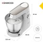Kenwood KVL65.001WH sbattitore Sbattitore con base 1000 W Argento, Bianco (KVL65.001WH)