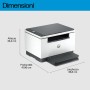 HP LaserJet M234d Multifunction Bianco e nero Stampante, Fotocopiatrice, scanner Fronte/retro (8J9K4F)