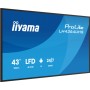 iiyama LH4364UHS-B1AG visualizzatore di messaggi Pannello piatto per segnaletica digitale 109,2 cm (43") LED Wi-Fi 500 cd/m² 4K
