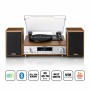 Lenco MC-160WD piatto audio Giradischi con trasmissione a cinghia Legno Manuale