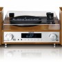 Lenco MC-160WD piatto audio Giradischi con trasmissione a cinghia Legno Manuale