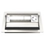 Kindermann 7492000051 cassetta di scarico Tipo F Acciaio inox, Bianco