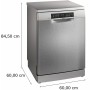 Bosch Serie 6 SMS6ZCI16E Lavastoviglie da libera installazione 60 cm Acciaio Classe B