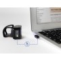 DeLOCK Ring Barcode Scanner 1D and 2D with 2.4 GHz or Bluetooth Lettore di codici a barre indossabile 1D/2D CMOS Nero (90508)