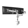 LogiLink BP0090 supporto da tavolo per Tv a schermo piatto 68,6 cm (27") Morsa Argento (BP0090)