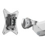 LogiLink BP0090 supporto da tavolo per Tv a schermo piatto 68,6 cm (27") Morsa Argento (BP0090)