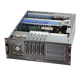 Supermicro 842XTQ-R606B Supporto Nero 600 W (CSE-842XTQ-R606B)