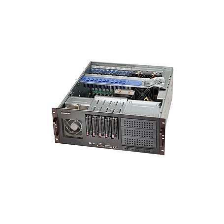 Supermicro 842XTQ-R606B Supporto Nero 600 W (CSE-842XTQ-R606B)