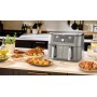 Ninja DZ400EU friggitrice Doppia 9,5 L Indipendente 2470 W Friggitrice ad aria calda Grigio