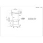 Manhattan 461665 supporto da tavolo per Tv a schermo piatto 2,54 m (100") Nero (461665)