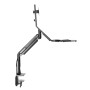 InLine 23174A supporto da tavolo per Tv a schermo piatto 81,3 cm (32") Morsa/Bullone di ancoraggio Nero (23174A)