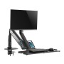 InLine 23174A supporto da tavolo per Tv a schermo piatto 81,3 cm (32") Morsa/Bullone di ancoraggio Nero (23174A)