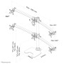 Neomounts by Newstar FPMA-D700DD6 supporto da tavolo per Tv a schermo piatto 68,6 cm (27") Libera installazione N (FPMA-D700DD6)