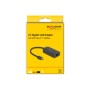 DeLOCK 66045 adattatore per inversione del genere dei cavi USB 5 Gbps Type-A 2.5 Gigabit LAN RJ45 Nero