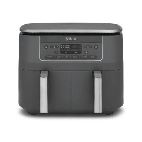 Ninja DZ300EU friggitrice Doppia 7,6 L Indipendente 2400 W Friggitrice ad aria calda Grigio