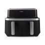 Nedis KAAF320BK friggitrice Doppia 4,2 L Indipendente 2600 W Friggitrice ad aria calda Nero
