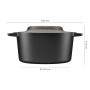 Fiskars Norden casseruola per arrosto 4 L Ghisa (1026565)