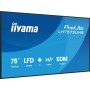 iiyama LH7575UHS-B2AG visualizzatore di messaggi Pannello piatto per segnaletica digitale 190,5 cm (75") LCD Wi-Fi 500 cd/m² 4K