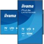 iiyama LH7575UHS-B2AG visualizzatore di messaggi Pannello piatto per segnaletica digitale 190,5 cm (75") LCD Wi-Fi 500 cd/m² 4K