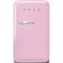 SMEG FAB5RPK6 - Frigorifero da libera installazione, design anni '50, rosa Cadillac, cerniera a destra