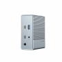 HYPER HDG212B replicatore di porte e docking station per laptop USB 3.2 Gen 2 (3.1 Gen 2) Type-C Argento (HDG212B-GL)