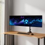 ACT AC8343 Supporti a parete per TV 124,5 cm (49") Scrivania Nero