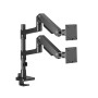 ACT AC8343 Supporti a parete per TV 124,5 cm (49") Scrivania Nero
