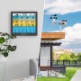 Bresser Optics 7003220 stazione meteorologica digitale Nero LCD Batteria/Solare Wi-Fi