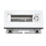 Kindermann 7430000051 cassetta di scarico Tipo F Alluminio, Bianco