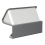 Kindermann 7430000051 cassetta di scarico Tipo F Alluminio, Bianco